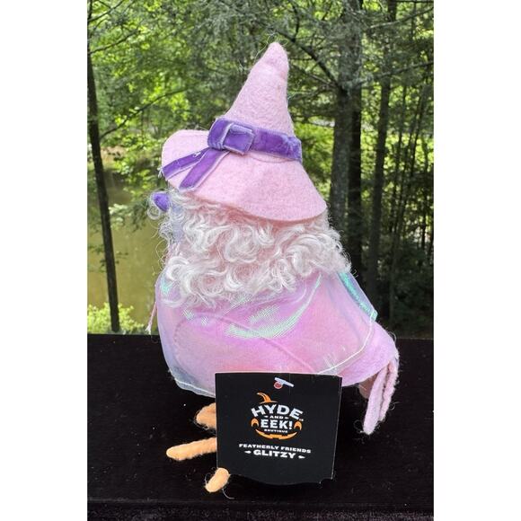 New TARGET Hyde and Eek Featherly Friends GLITZY Good Witch Pink Bird Halloween - Picture 3 of 6